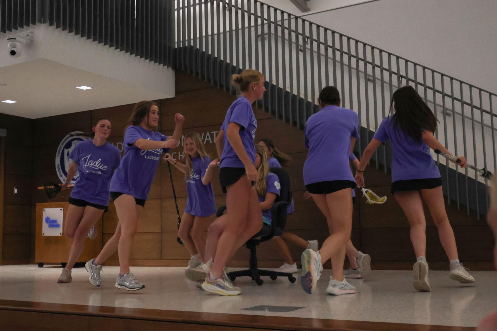 Girls lacrosse hosts a lock-in at the high school March 28