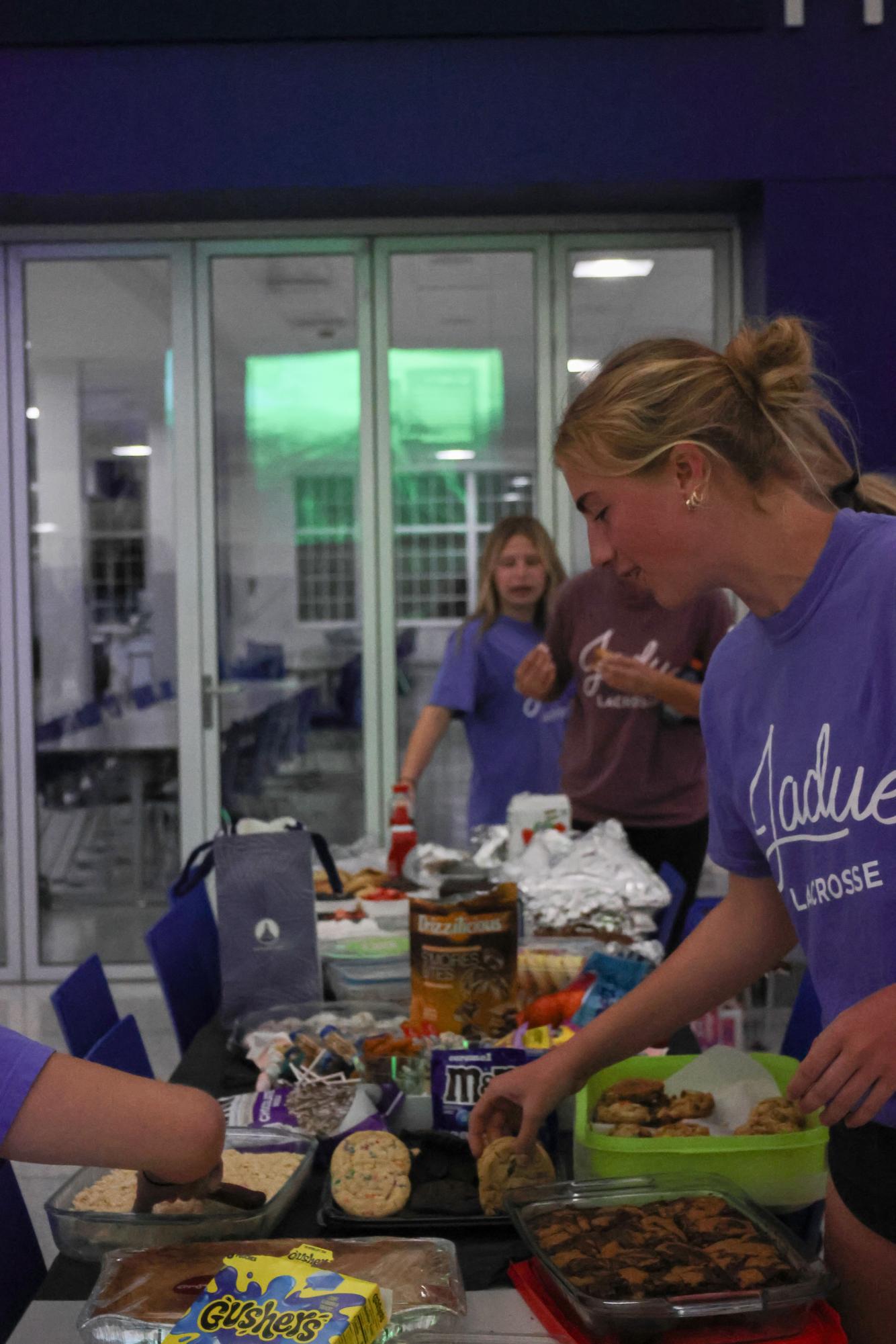 Girls lacrosse hosts a lock-in at the high school March 28