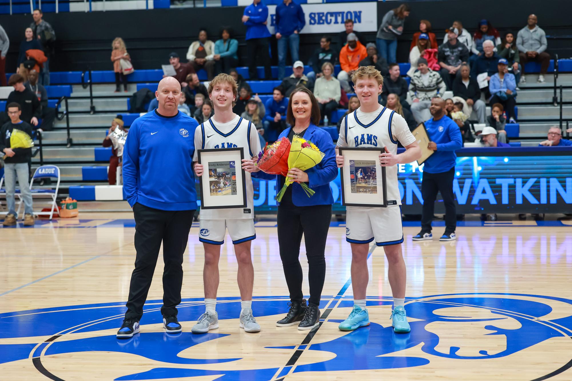 Boys and girls basketball celebrates Senior Night Feb. 20