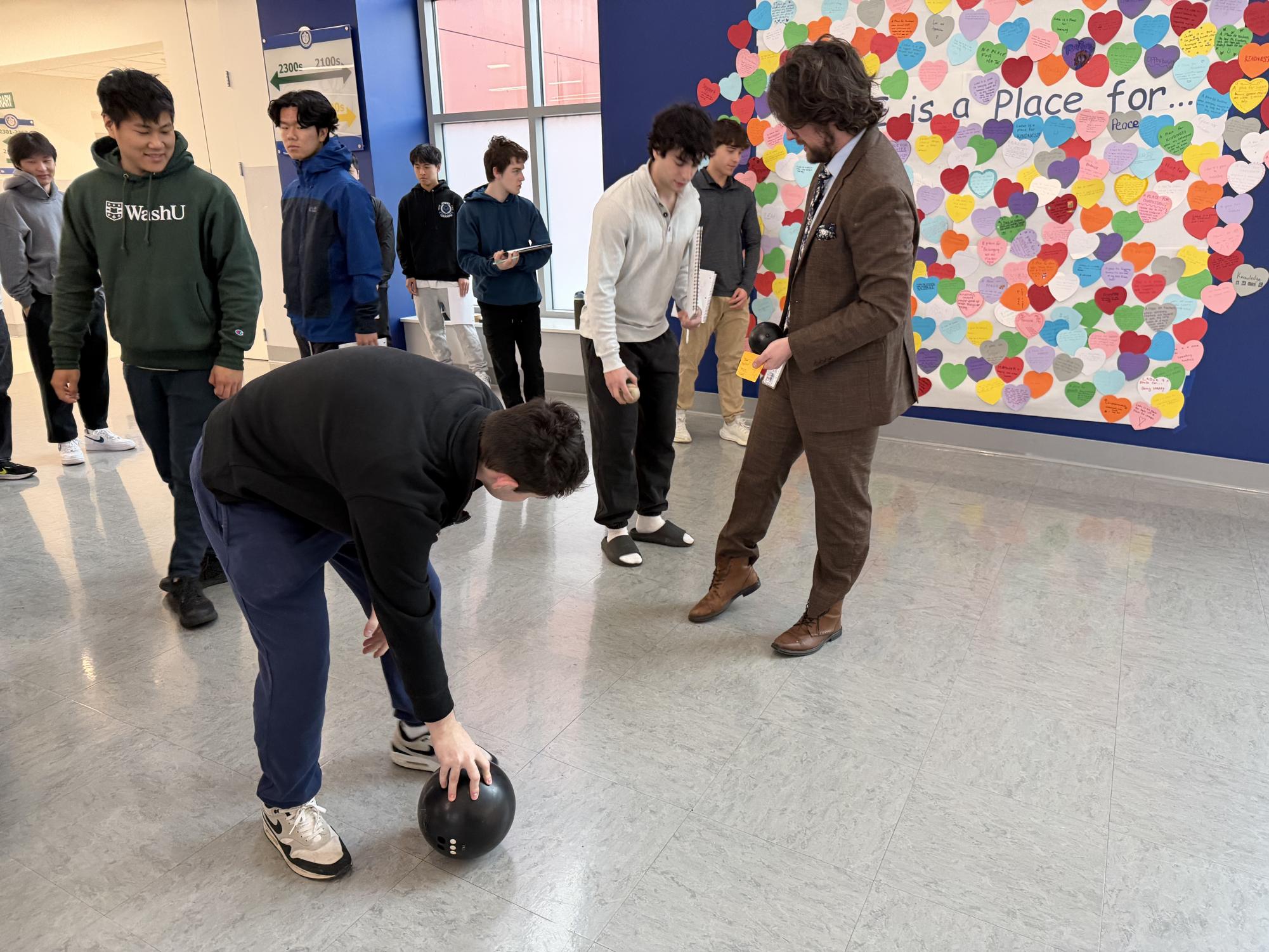 AP Physics C: Mechanics participates in rotational inertia lab