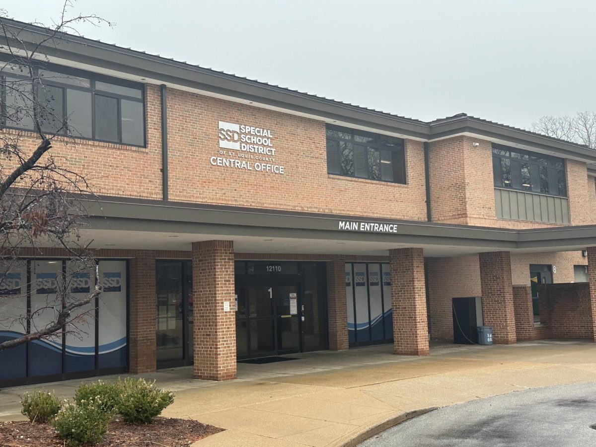 Exterior of Special School District of St. Louis County Office March 4. 