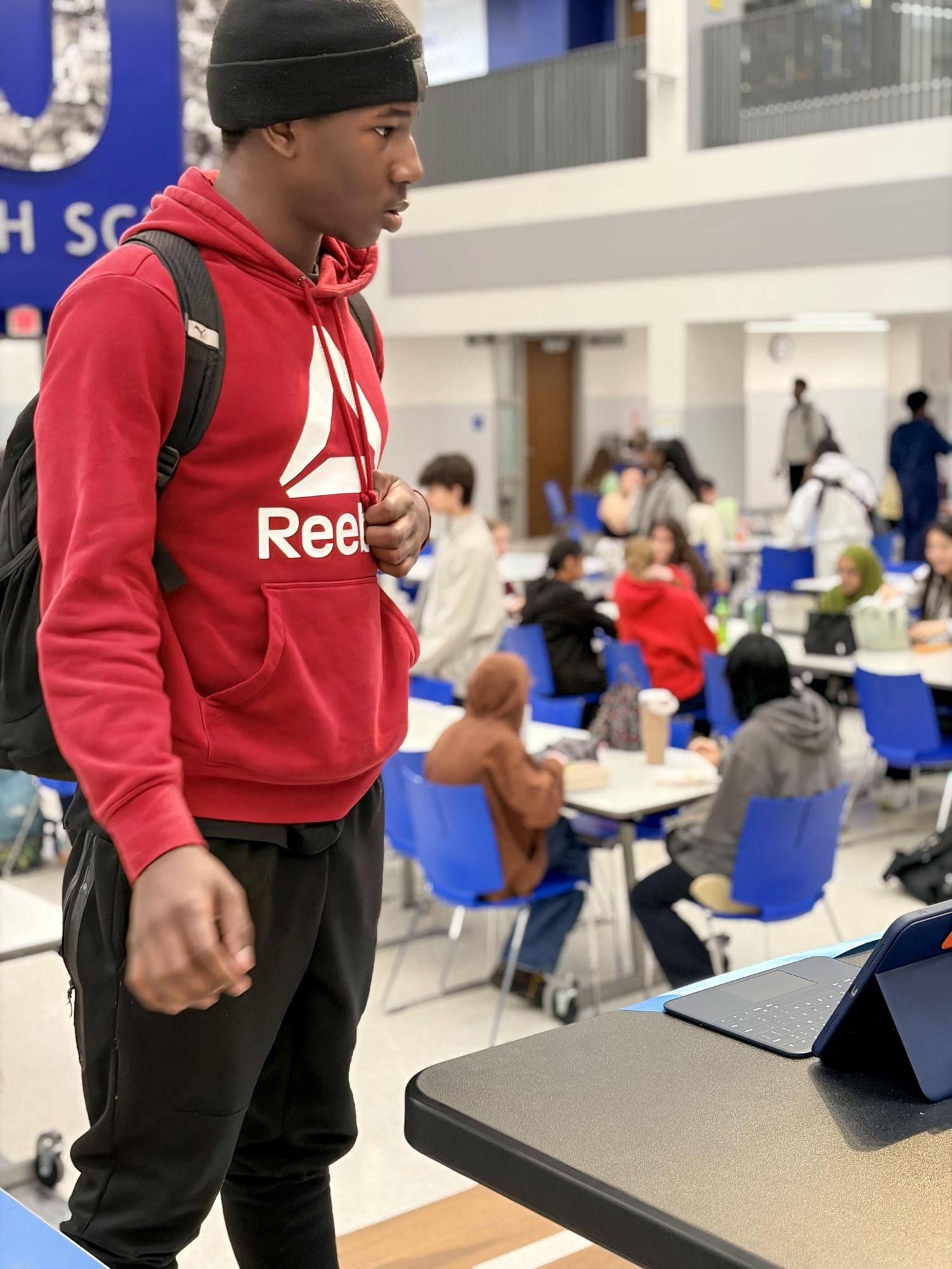 STUCO sells Bracket Tickets during Lunch Feb. 23