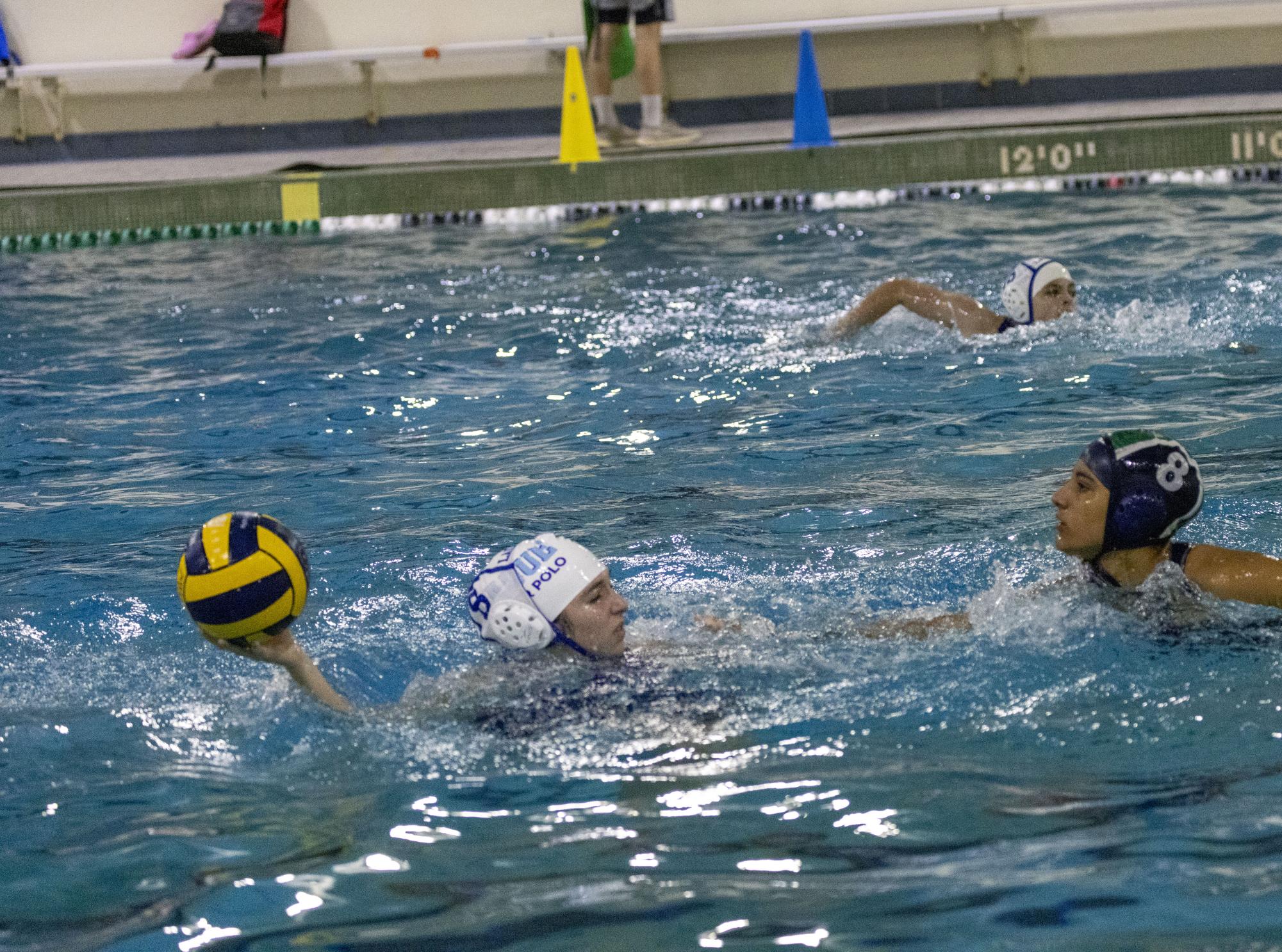 JV Girls Waterpolo plays Marquette
