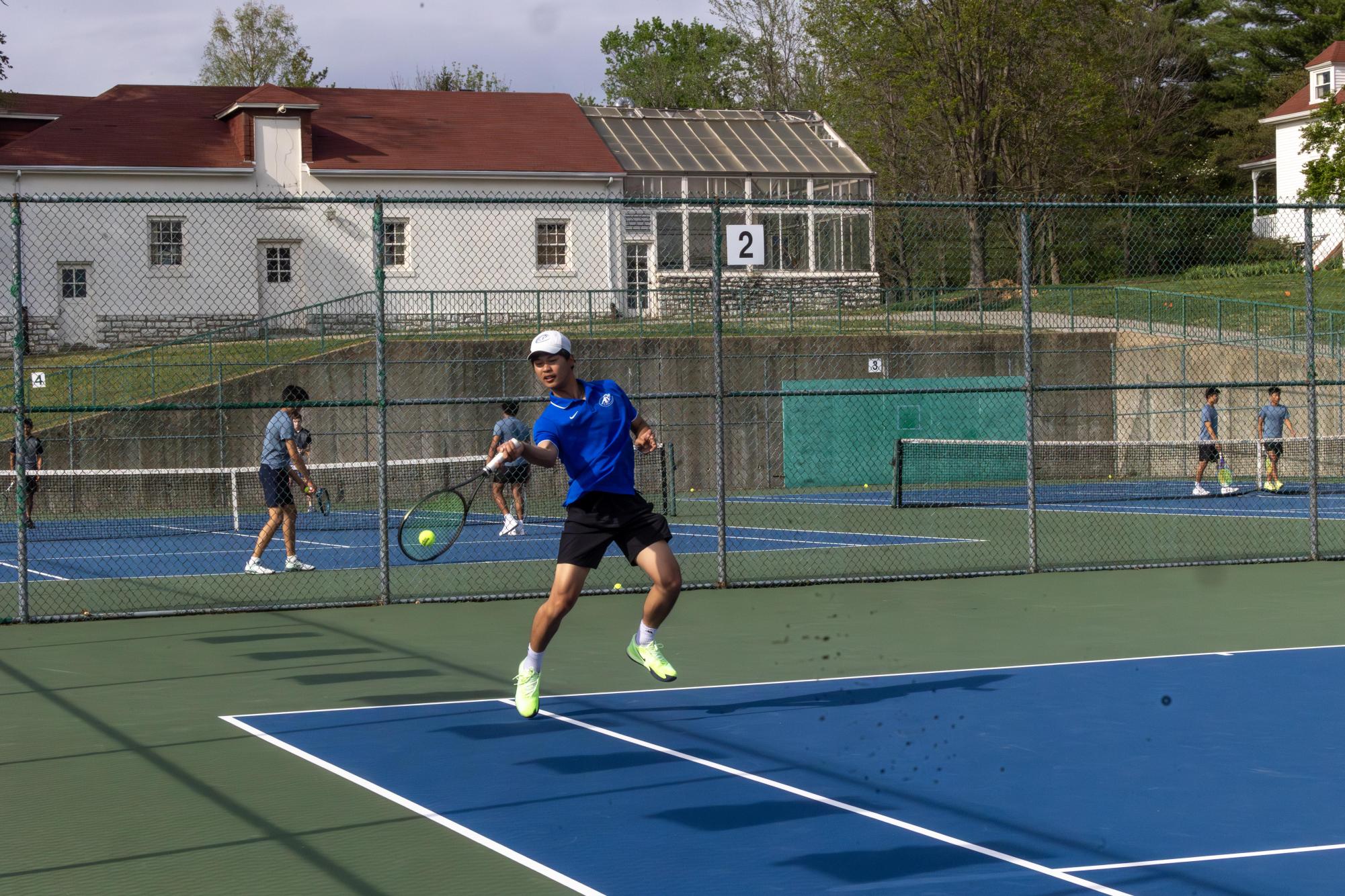 Ladue Boys Tennis Plays a Doubles Tournament at JBS