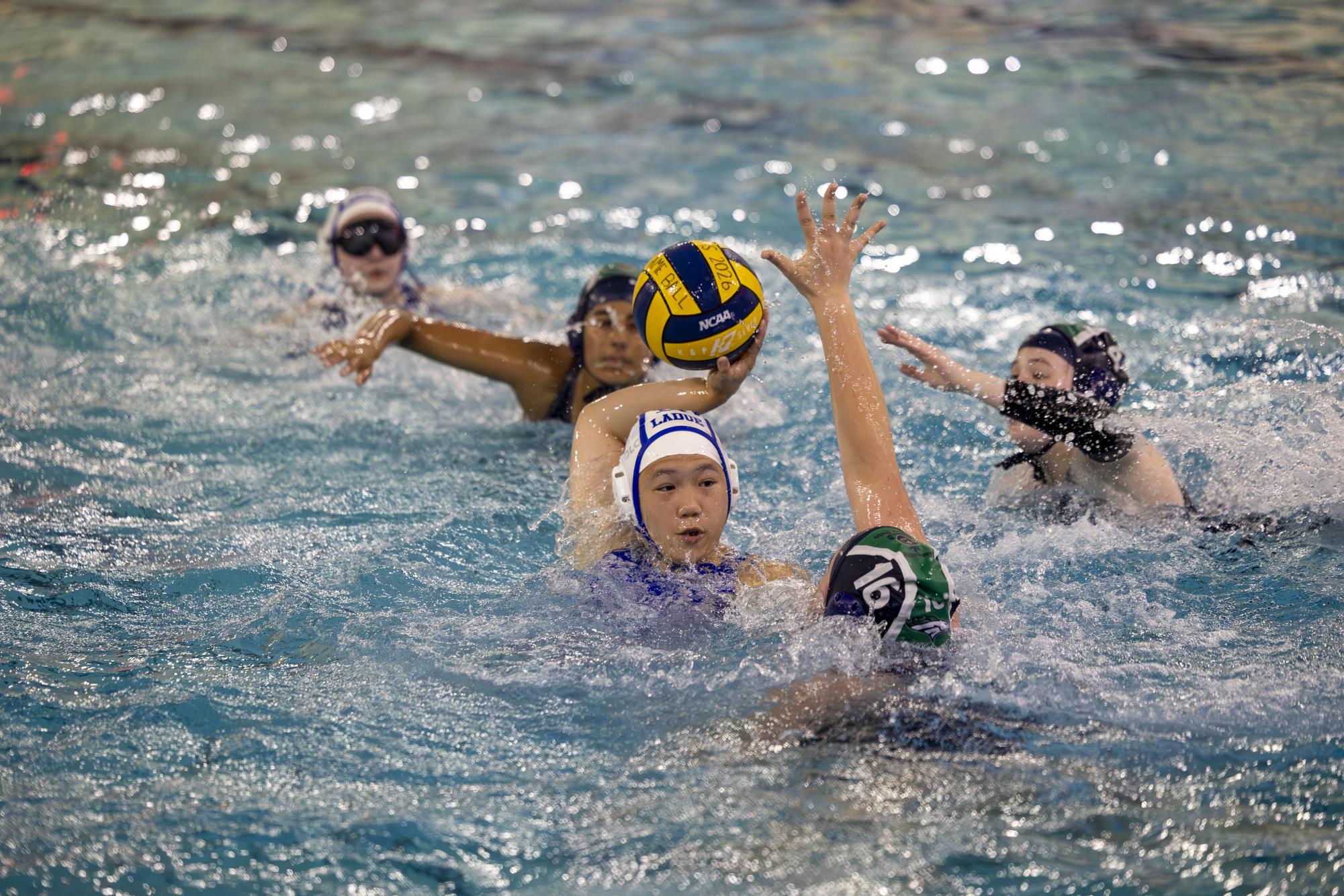 JV Girls Waterpolo plays Marquette
