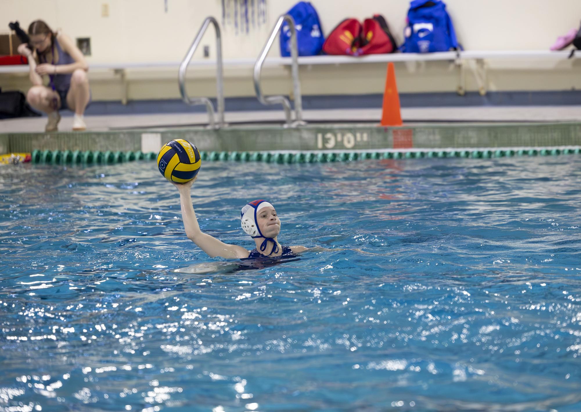 JV Girls Waterpolo plays Marquette