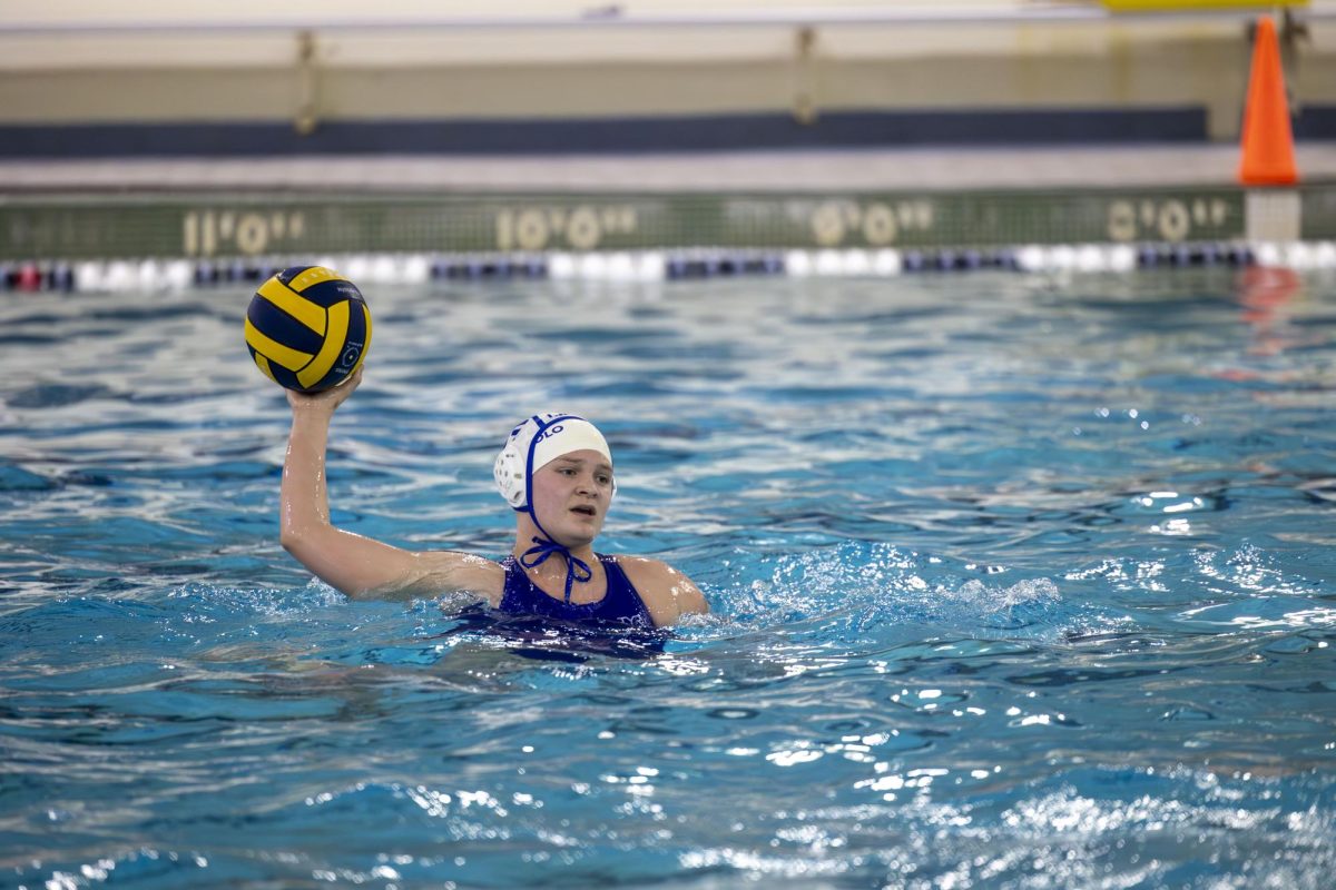 JV girls water polo plays Marquette. They lost a tough battle. "I have learned so much from our older players in the water, and | have been able to make such great friendships with everyone," Kaeydn Miller said.