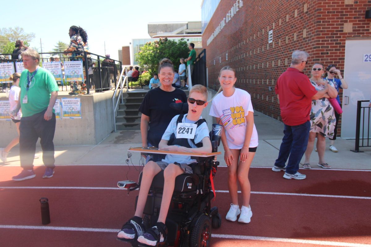 Ladue High School hosts the spring track special olympics April 16th. Students are paired with buddies during the day to compete in different activities. "I had so much fun spending time with my buddy. It was overall a really great day," Junior Sophia Pesce said. 