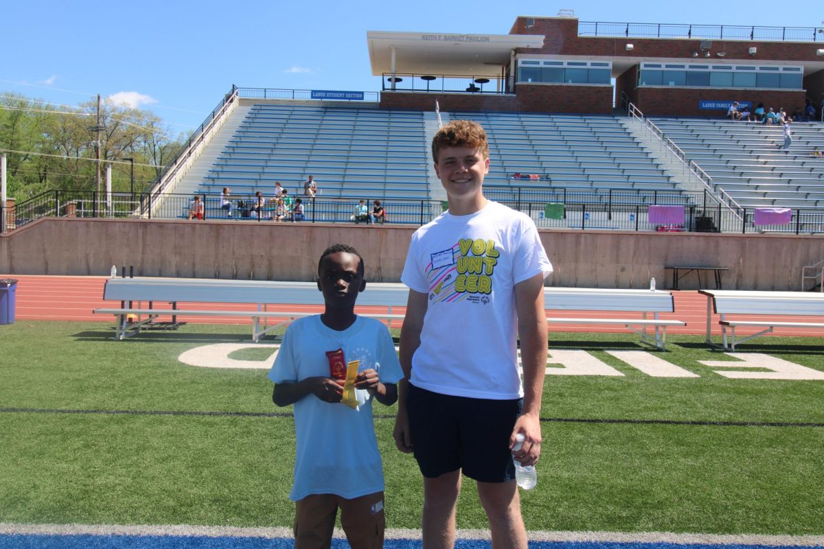 Ladue High School hosts the spring track special olympics April 16th. Students are paired with buddies during the day to compete in different activities. "I had so much fun spending time with my buddy. It was overall a really great day," Junior Sophia Pesce said. 