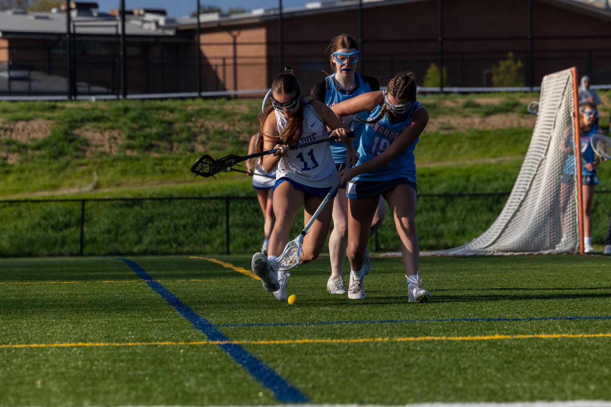 JV girls lacrosse Falls to Parkway West April. 6