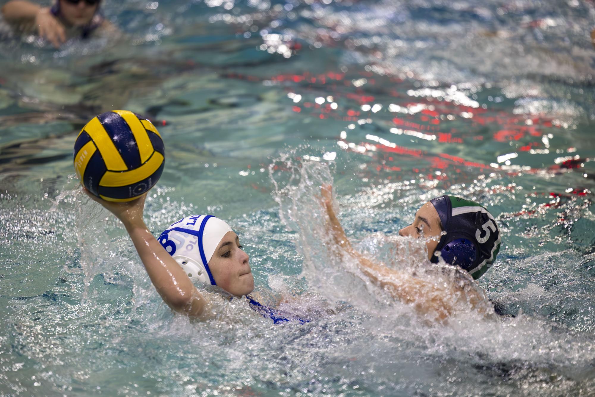 JV Girls Waterpolo plays Marquette