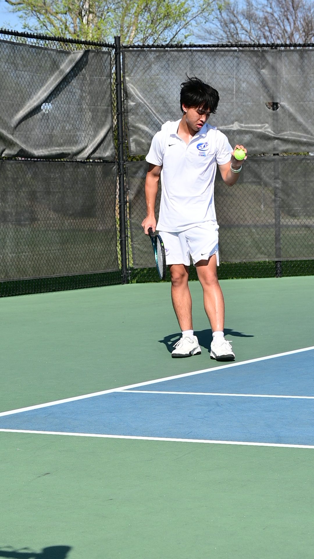 Boys Varsity Tennis Competes Against Westminster March 30