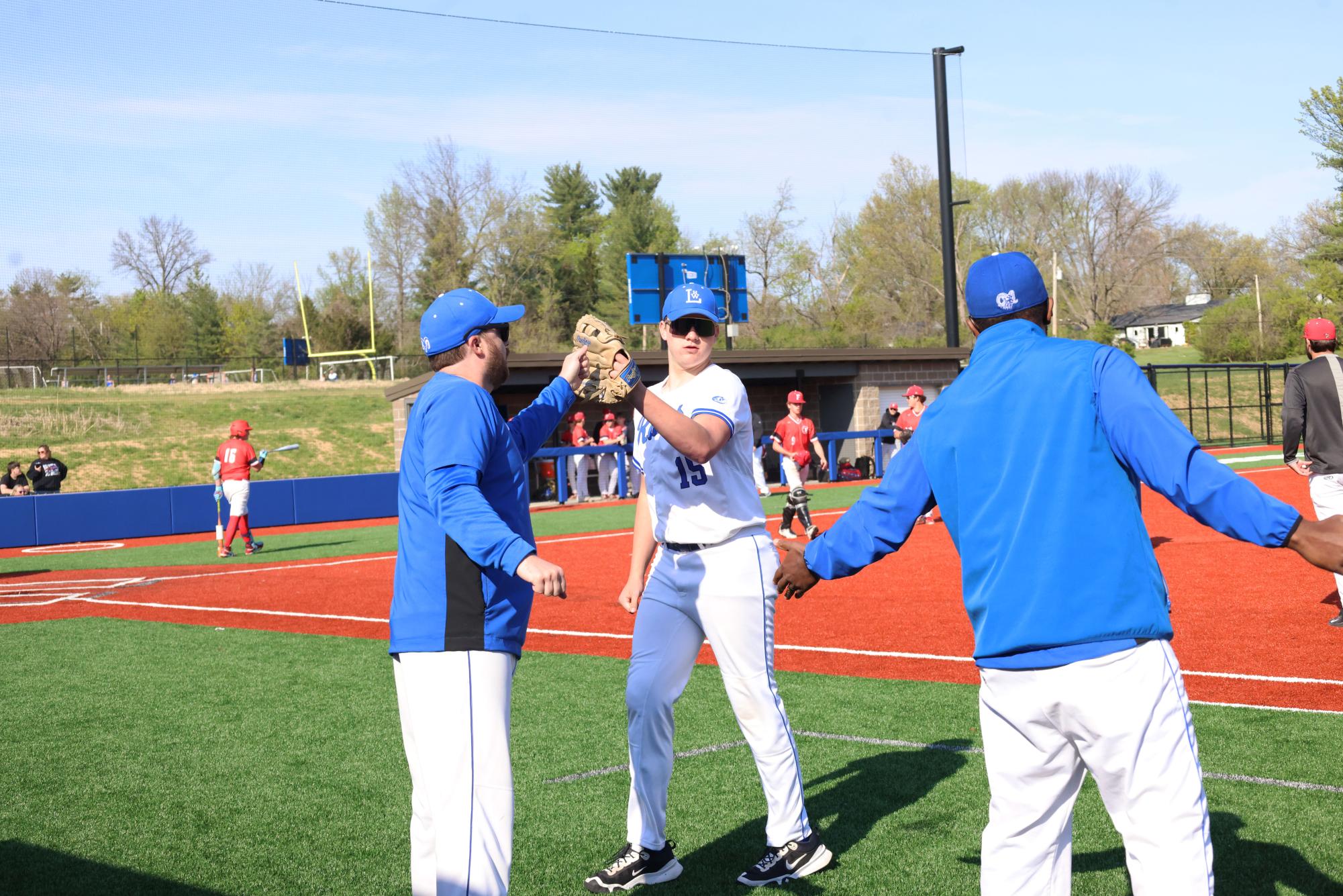 JV baseball wins against Fox high school April 7
