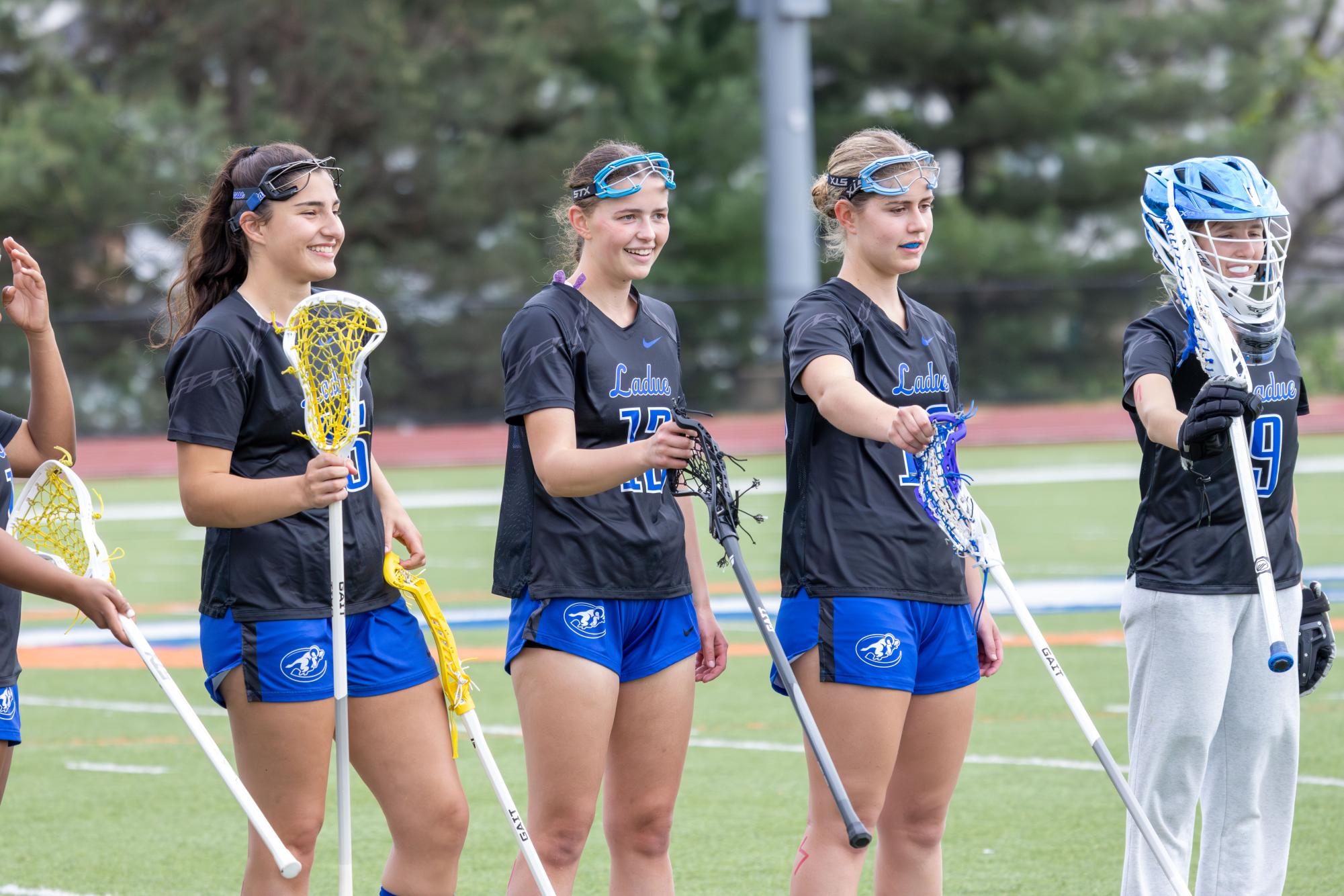 Varsity girls lacrosse takes the win against the Greyhounds April 10