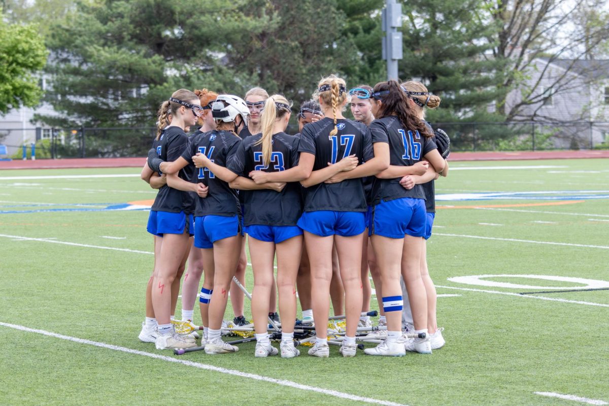 Girls and boys lacrosse hold joint practice April 3