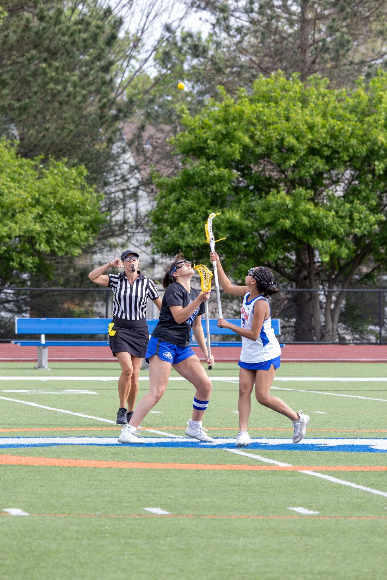 Varsity girls lacrosse takes the win against the Greyhounds April 10