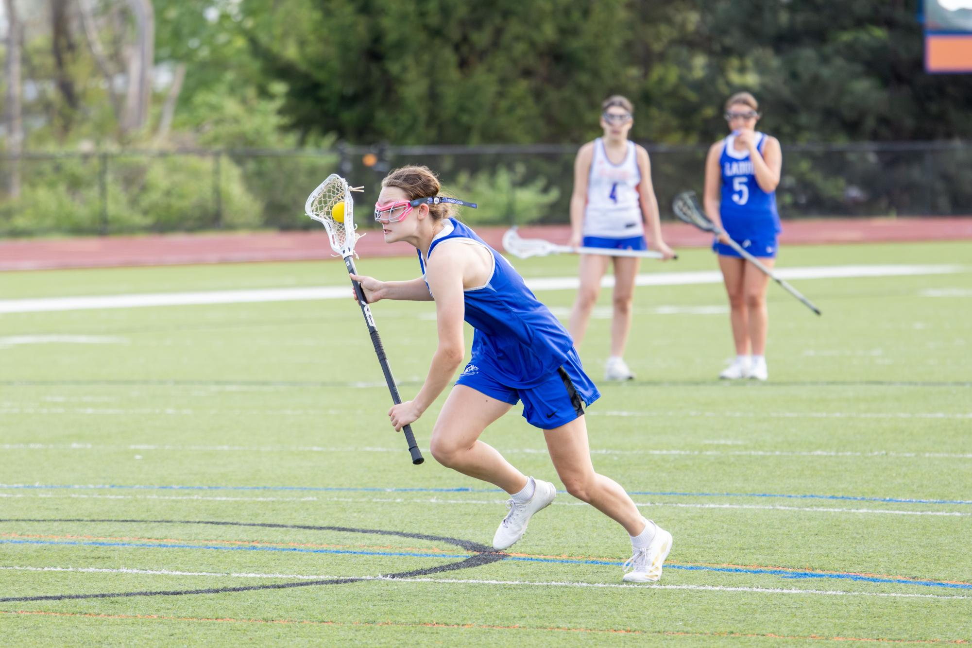 JV girls lacrosse takes the win against the Greyhounds April 10