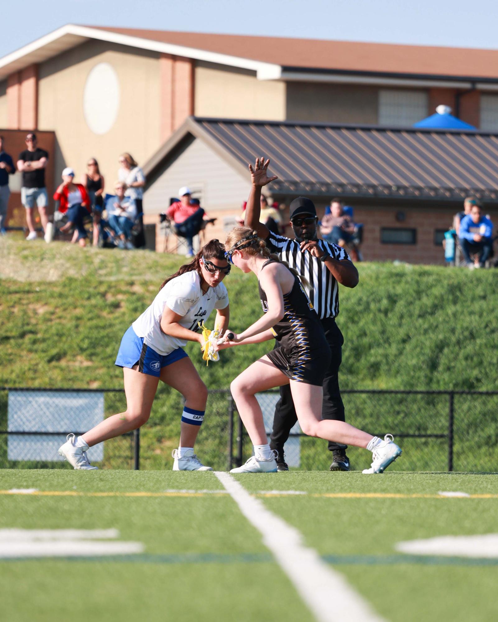 Girls Varsity Lacrosse wins against Francis Howell Wednesday, April 8