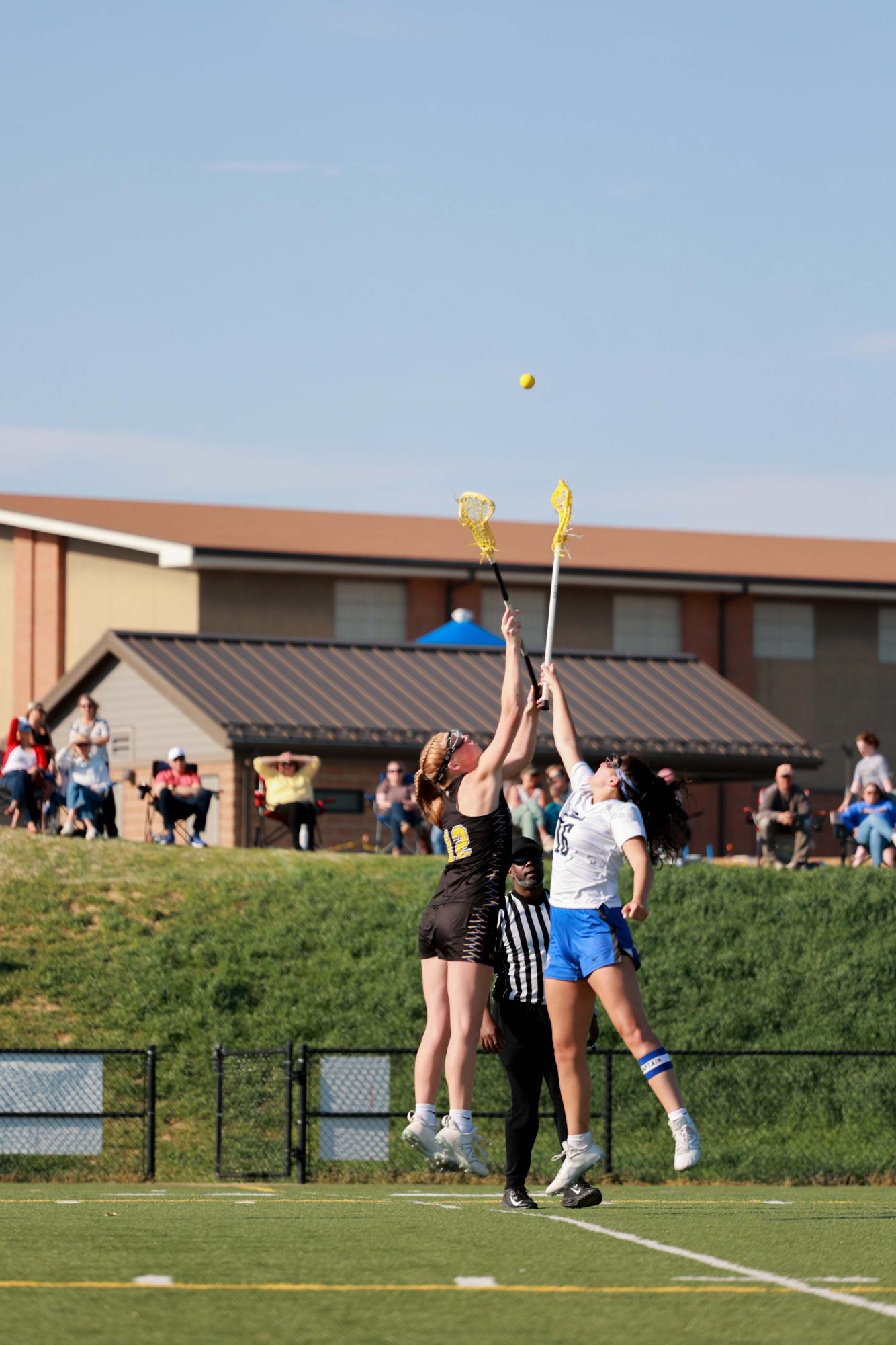 Girls Varsity Lacrosse wins against Francis Howell Wednesday, April 8