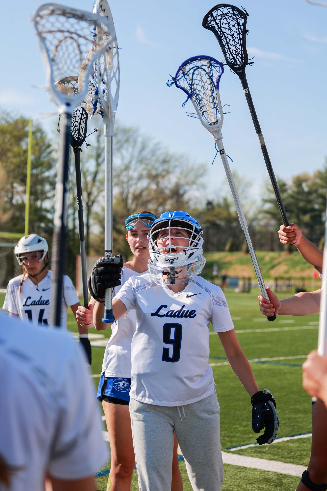 Girls Varsity Lacrosse wins against Francis Howell Wednesday, April 8